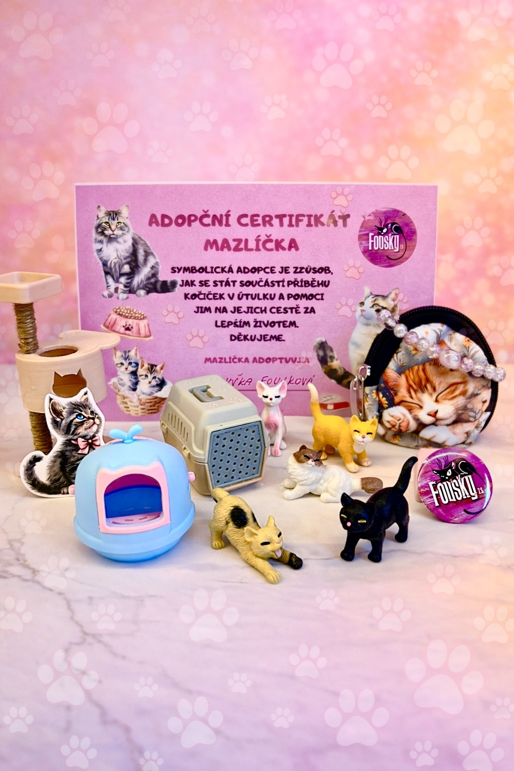 Balíček symbolické adopce - Adoptuj mazlíčka