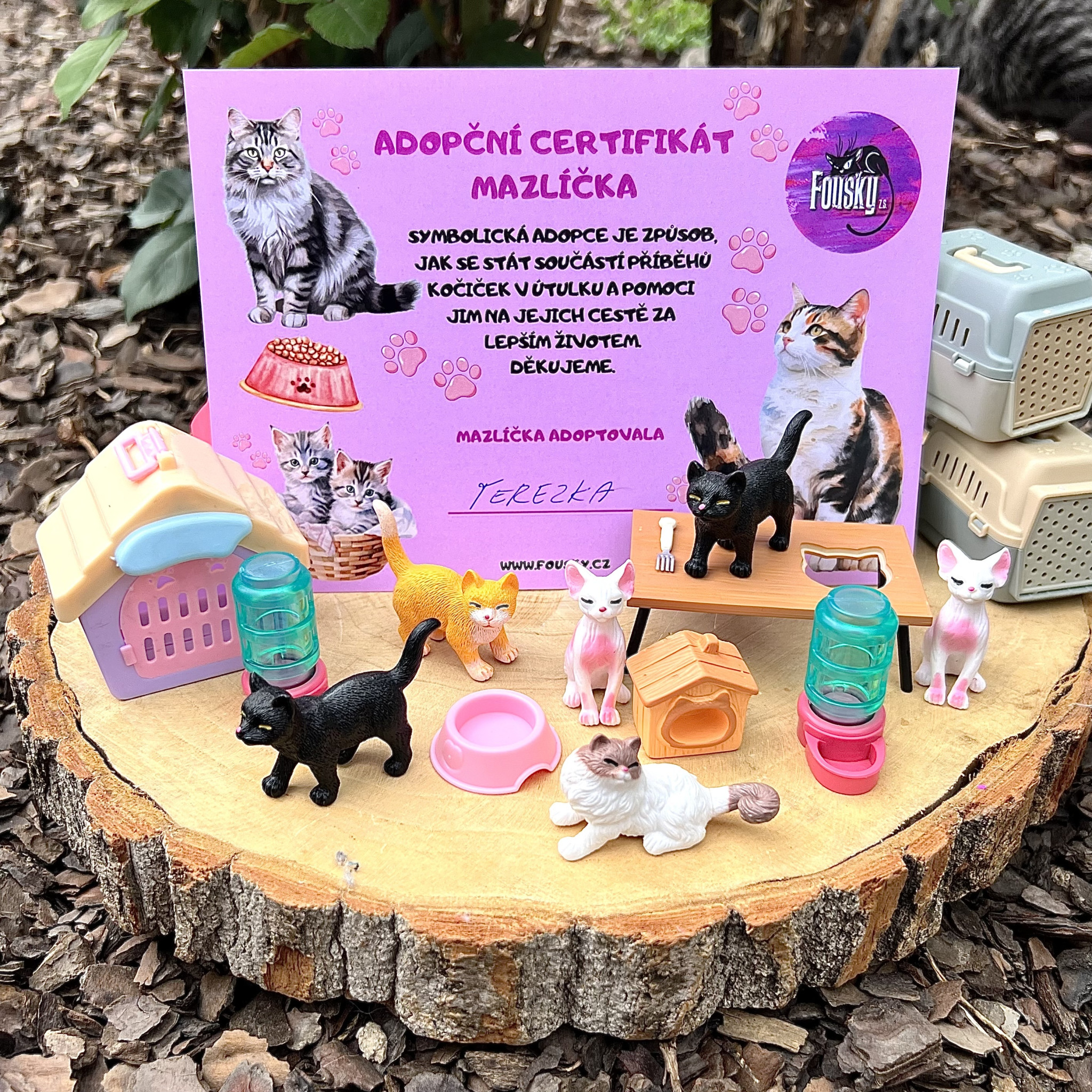 Adoptuj mazlíčka - balíček symbolické adopce pro holčičky 2