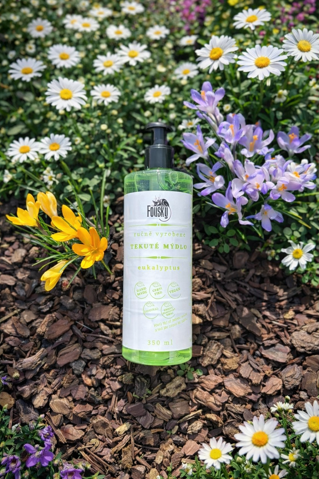 Tekuté mýdlo s pumpičkou - Eukalyptus