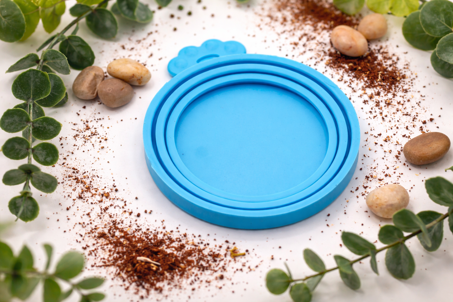 Víčko na konzervy - modré 2