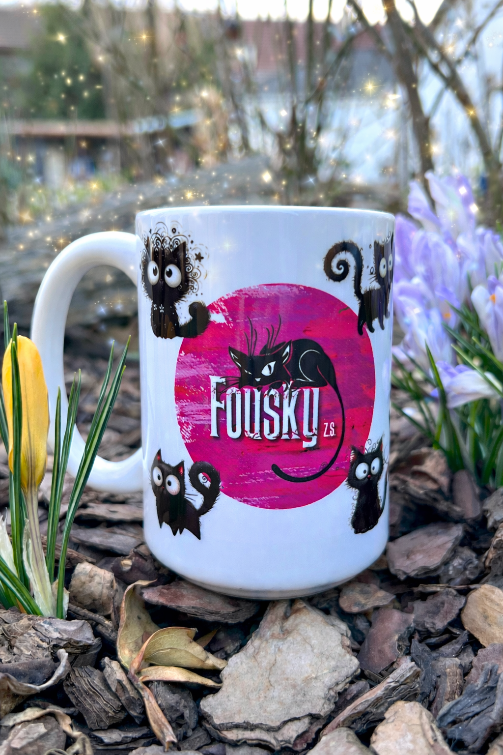 Fouskohrnek s černými kočičkami 🐾 2