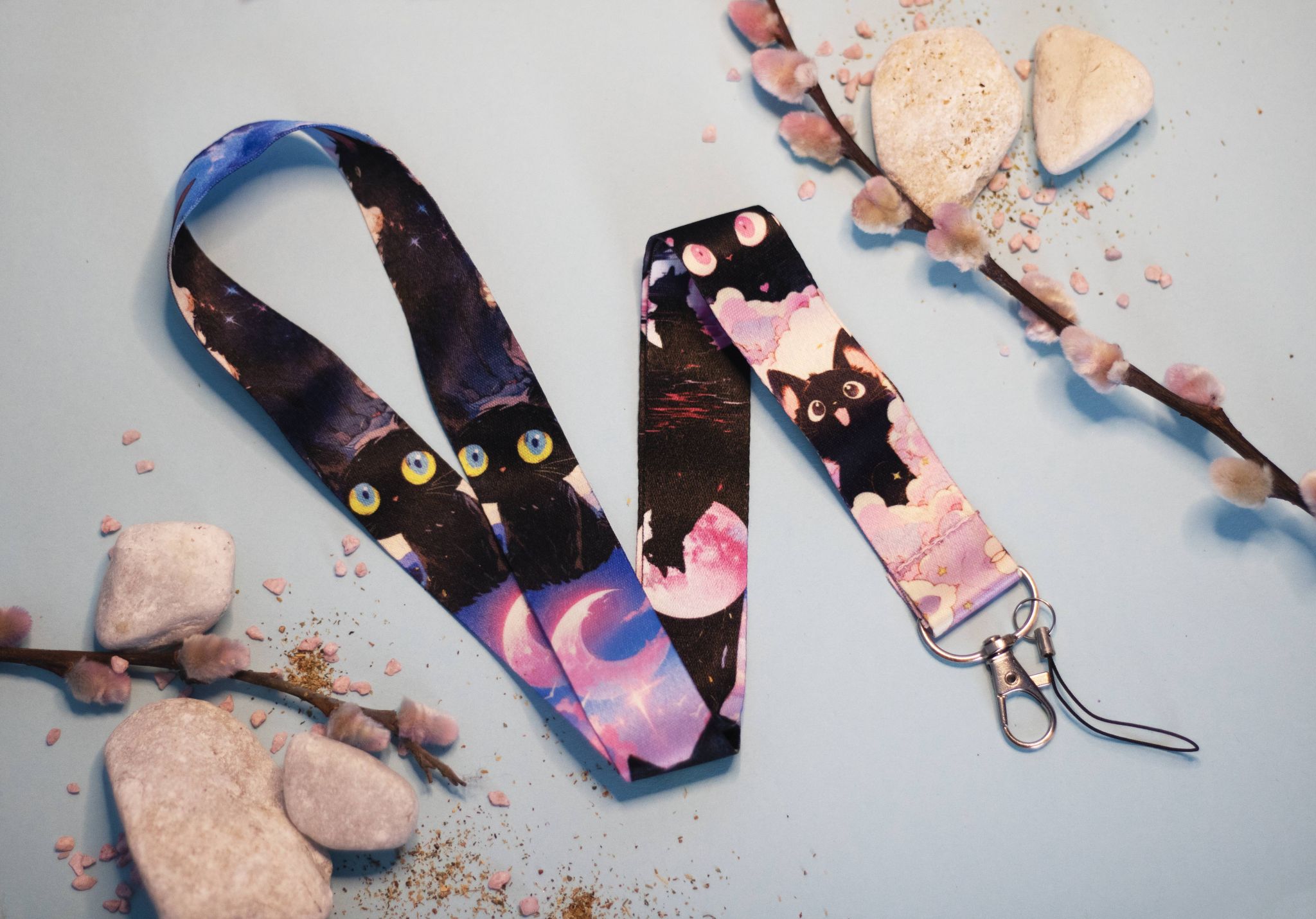 Klíčenka na krk - hvězdná obloha