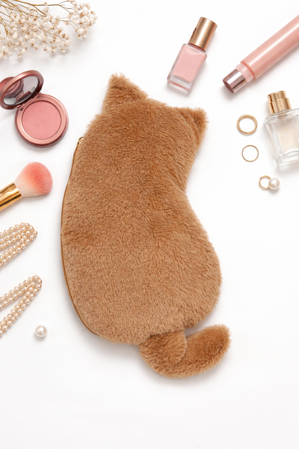 Kosmetická taštička - béžová