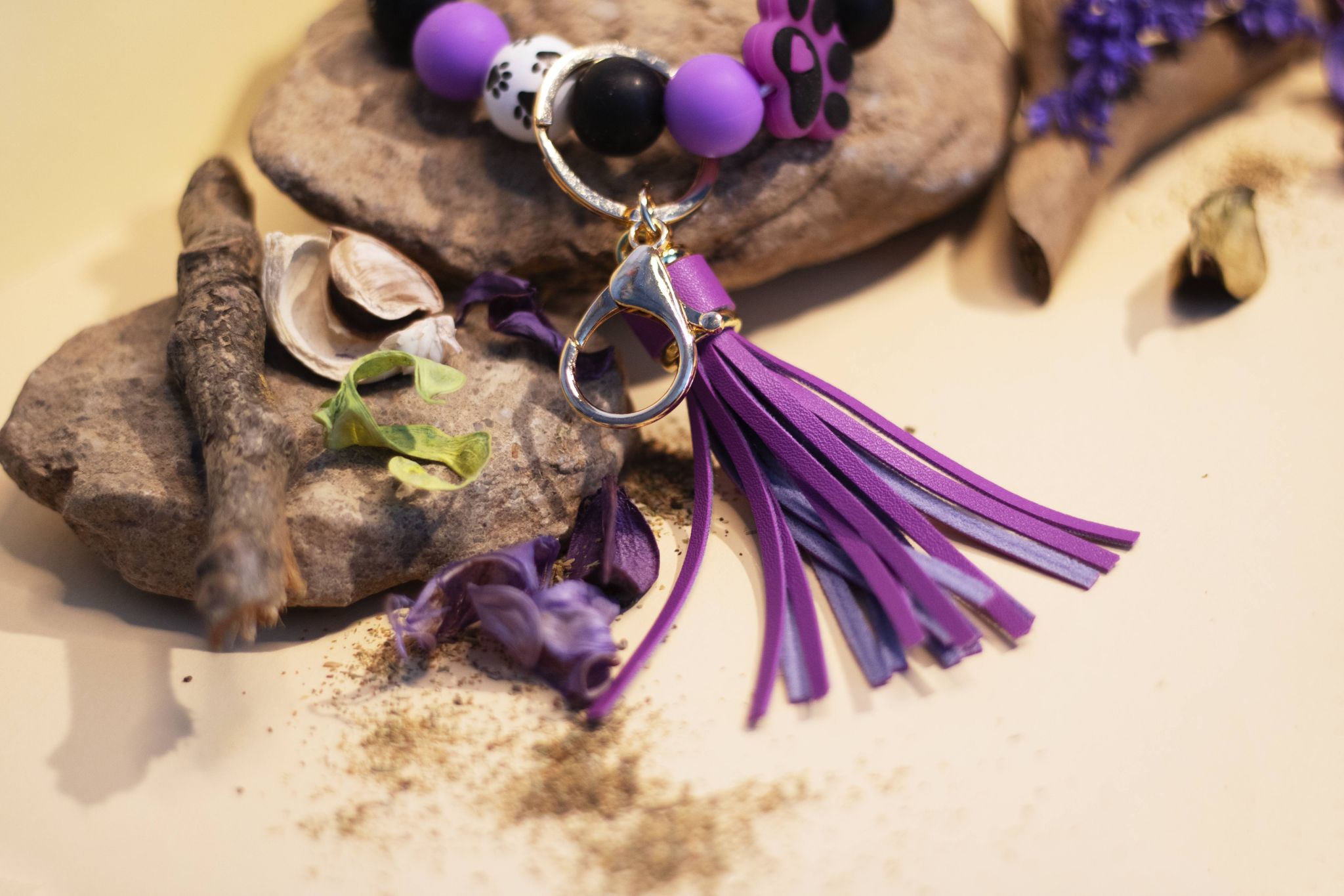 Klíčenka fialová - na ruku 3
