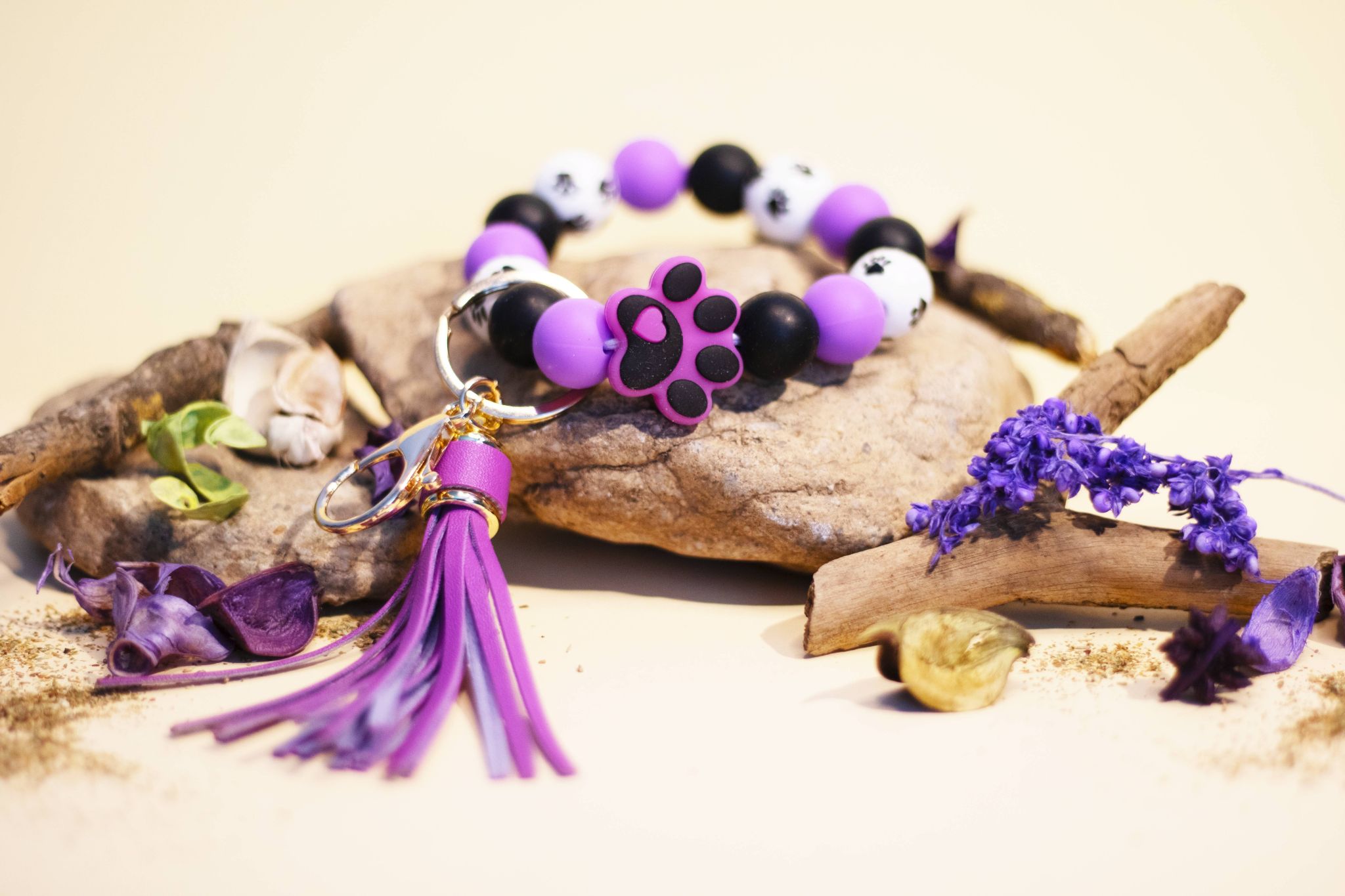 Klíčenka fialová - na ruku