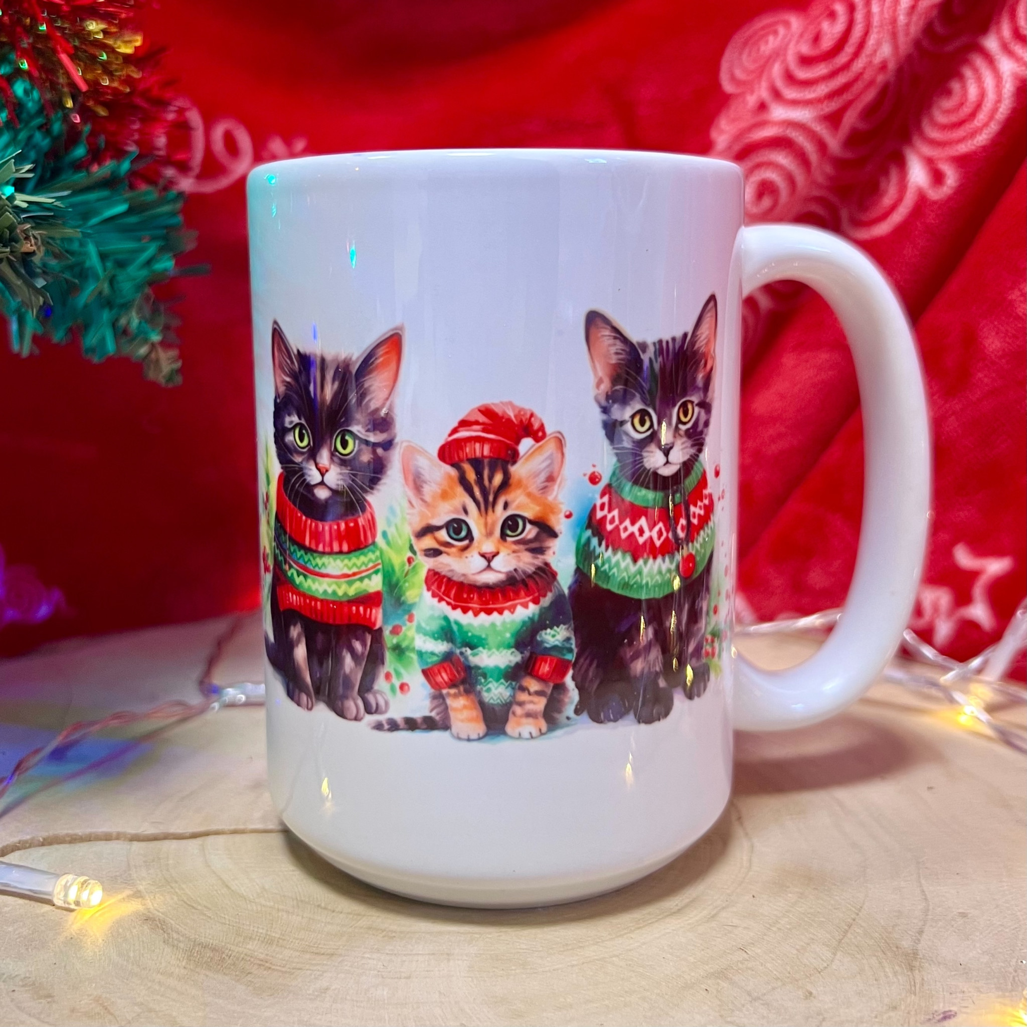 Hrnek velký - Vánoční koťátka