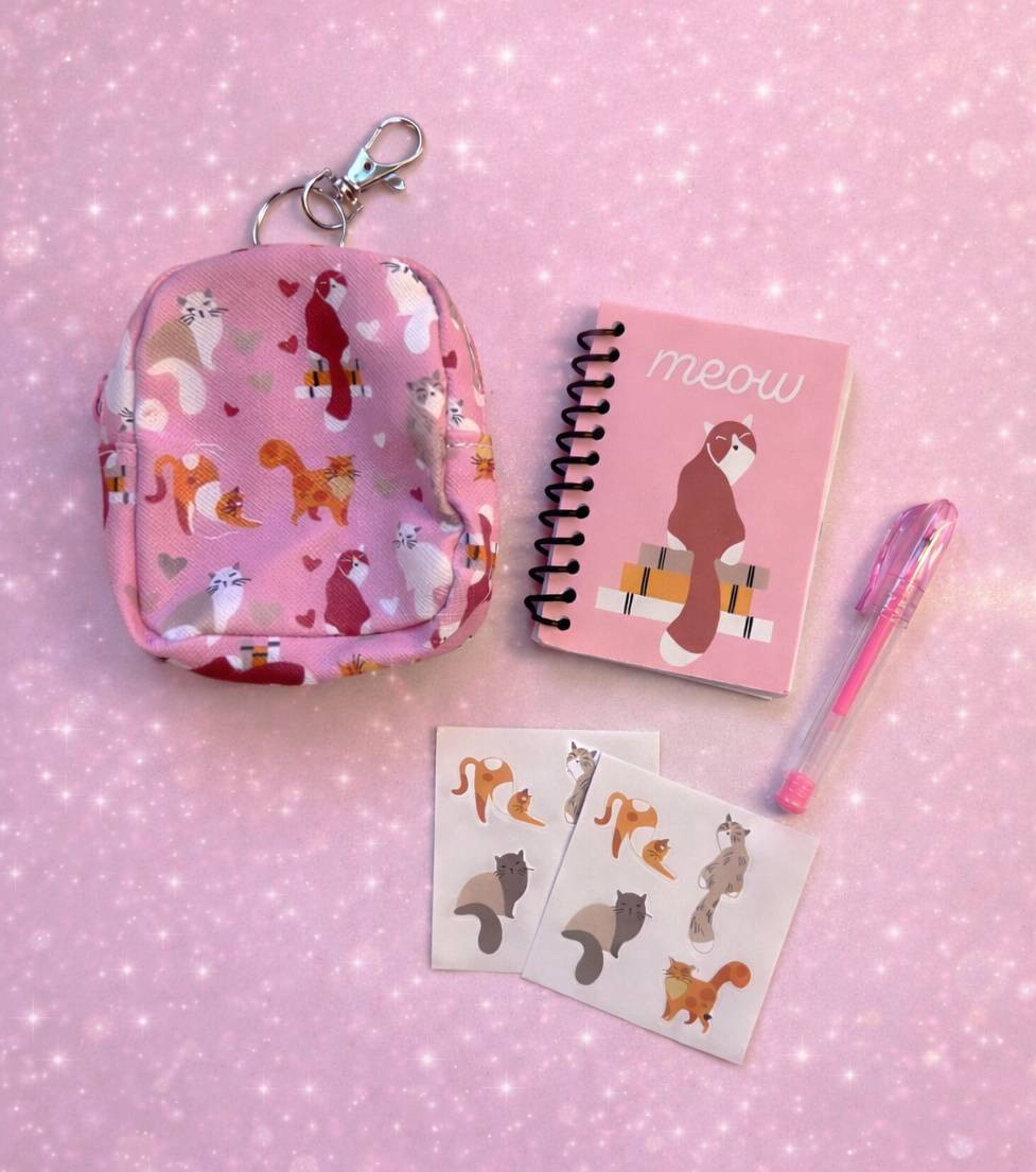 Kočičí mini set – radost do kapsy