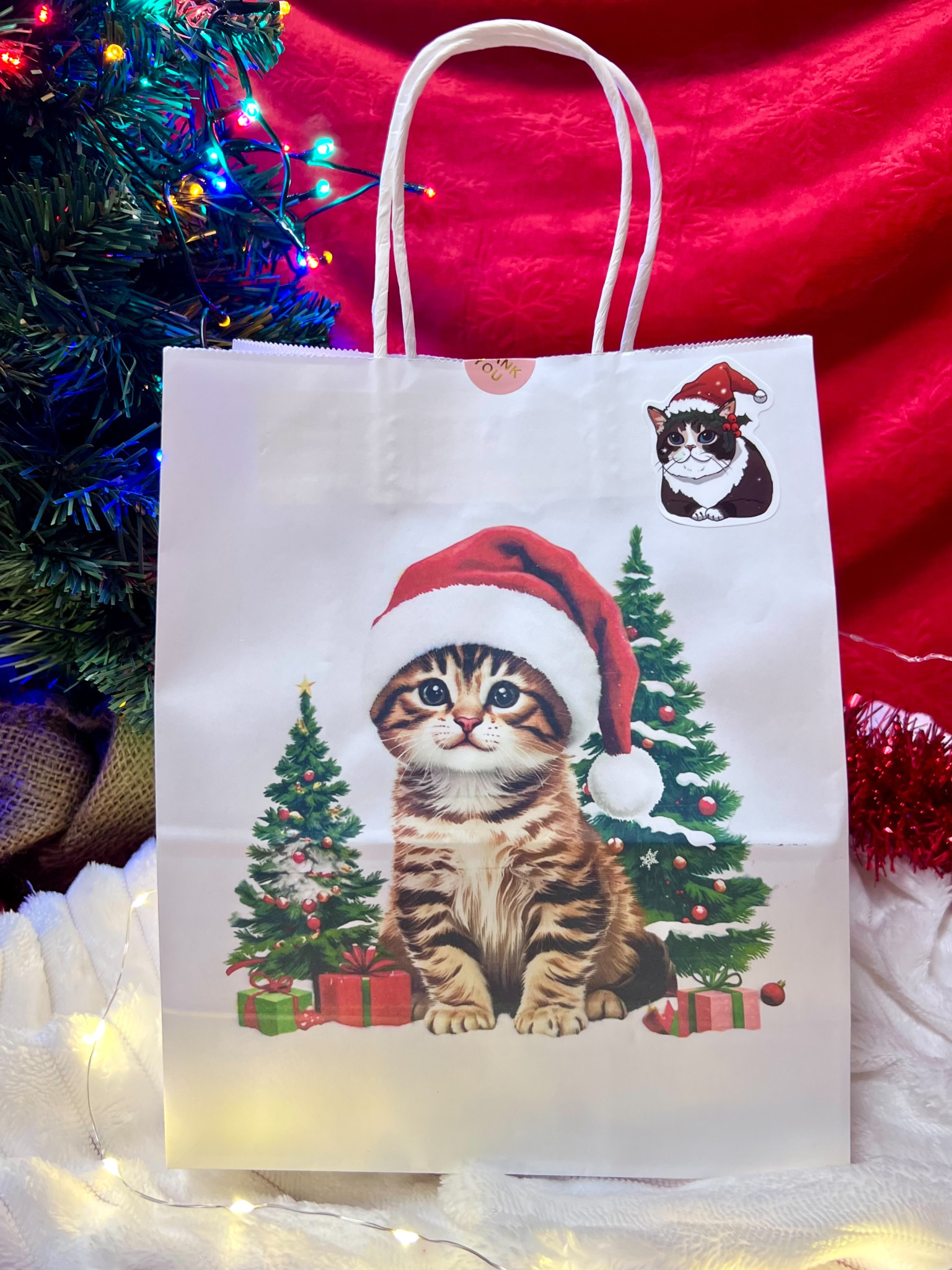 Taštička pro holčičky - vánoční XXL