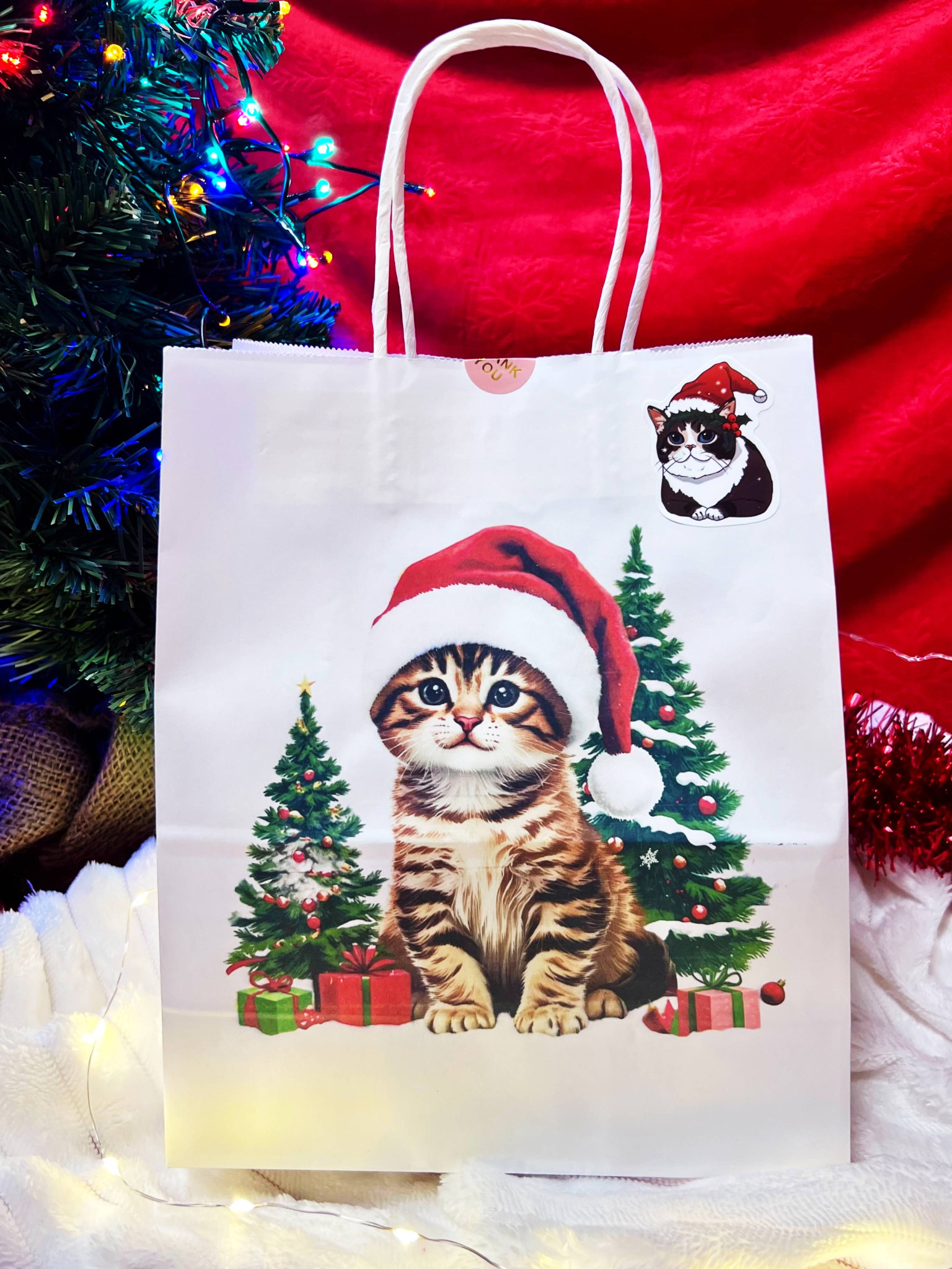 Taštička pro holčičky - vánoční XXL