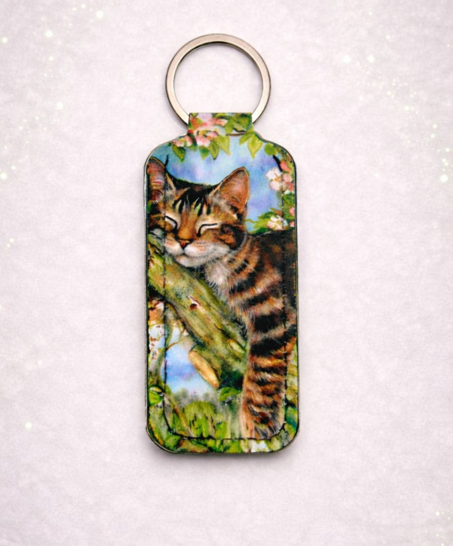 Látková klíčenka - odpočívající mourinka