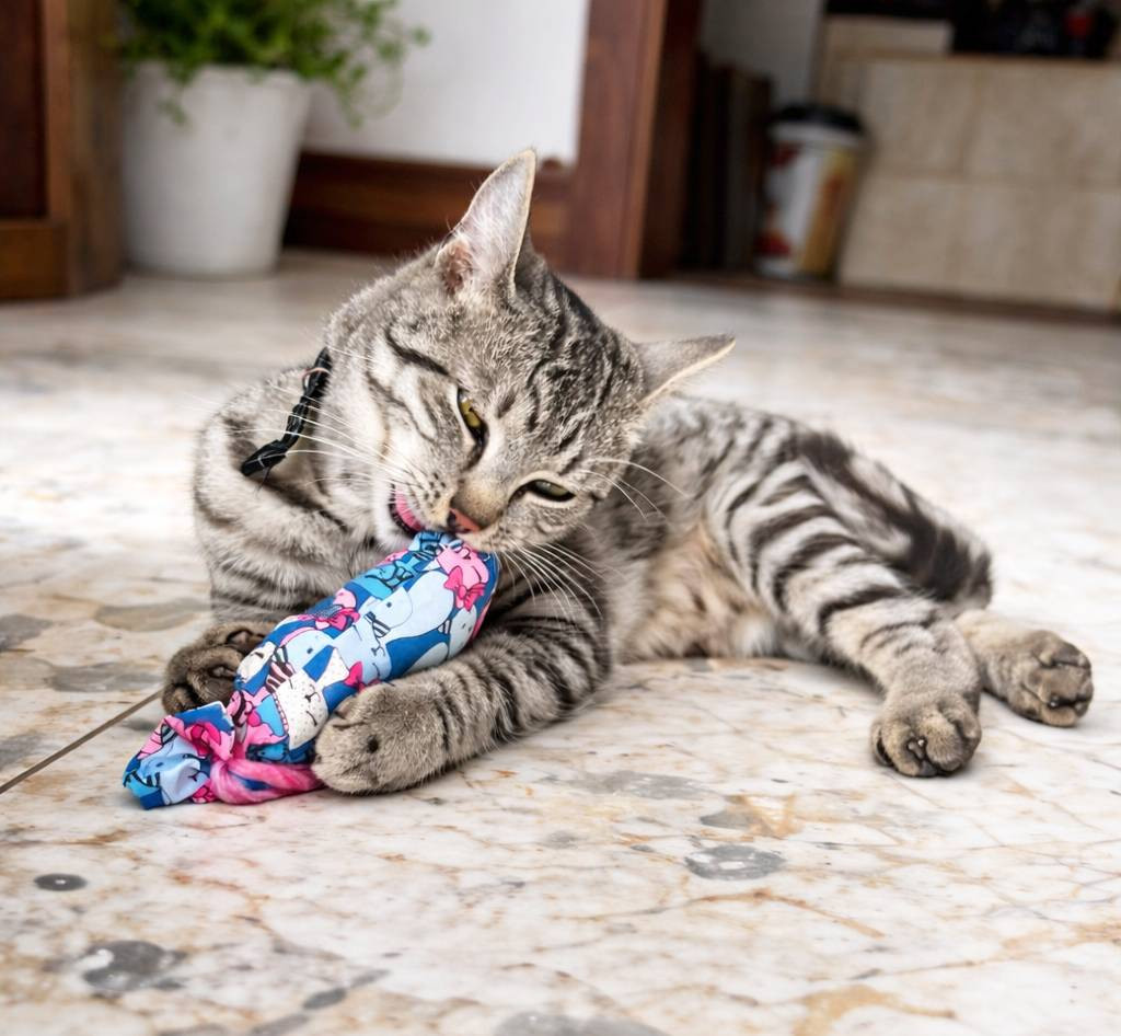 Kozlíkový sáček - limitovaná edice s kočičím motivem 3