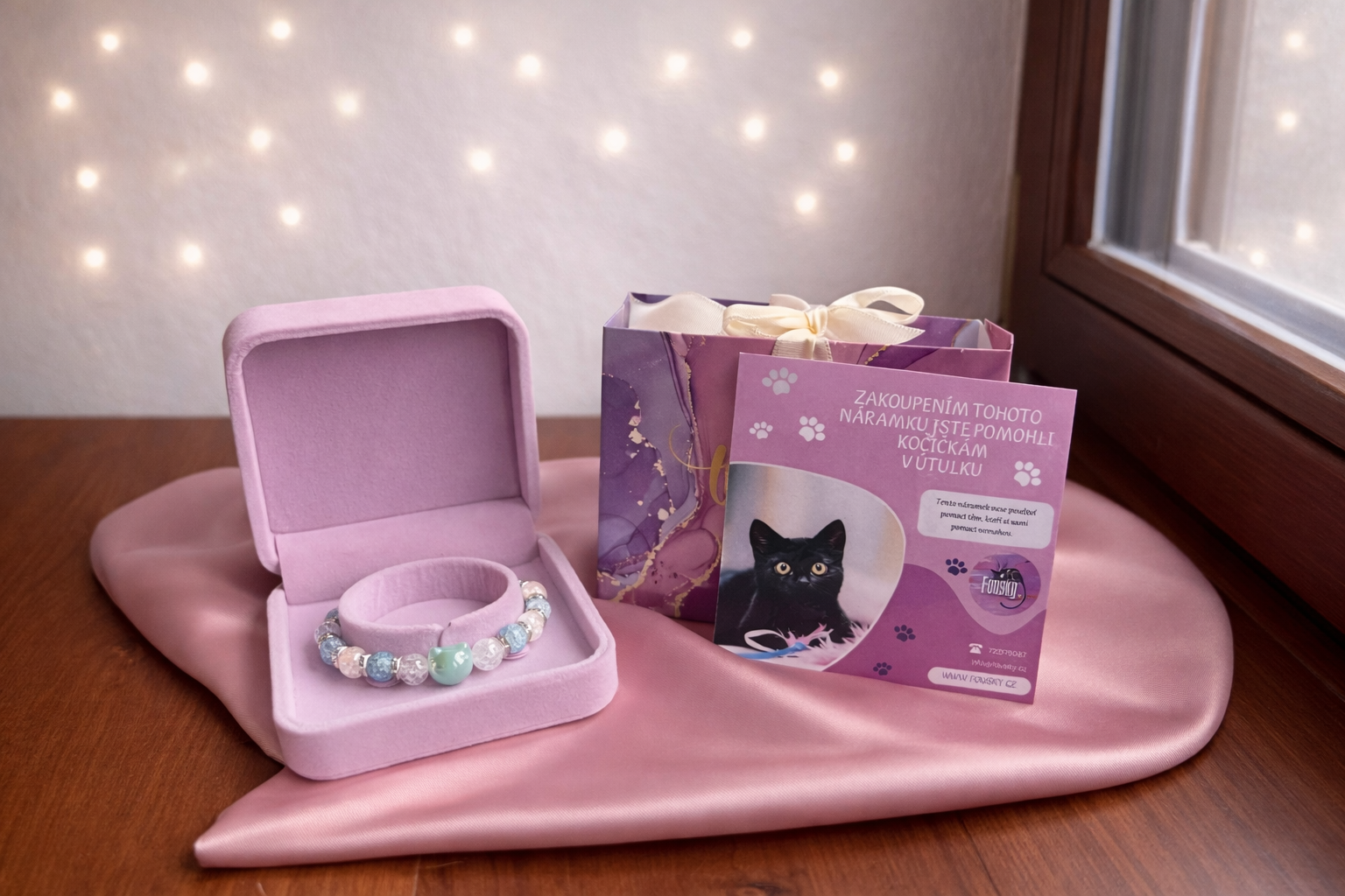 Náramek Kočičí duše - Dotek moře 2